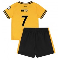 Wolves Pedro Neto #7 Hjemme Trøje Børn 2024-25 Kortærmet (+ Korte bukser)